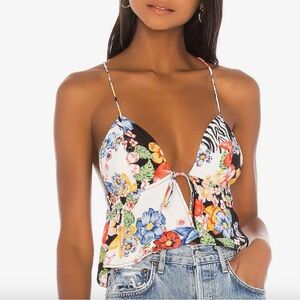 NEW abstract tie top